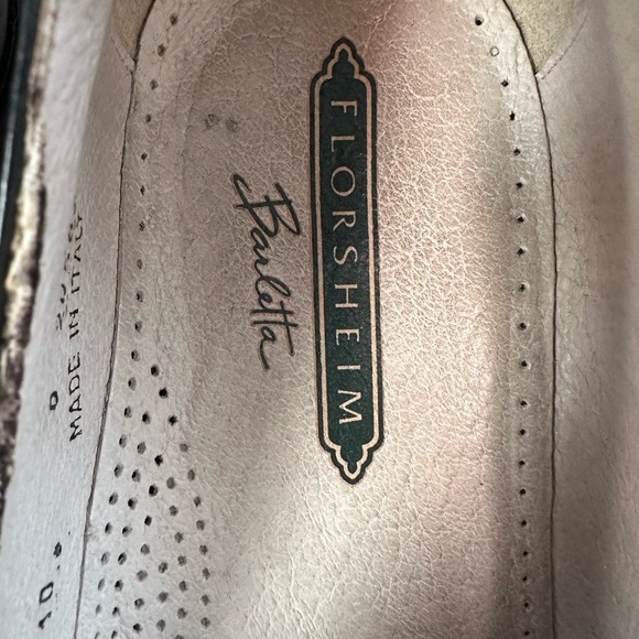 Florsheim barletta men’s black  loafers made in Italy size 10 main image 4
